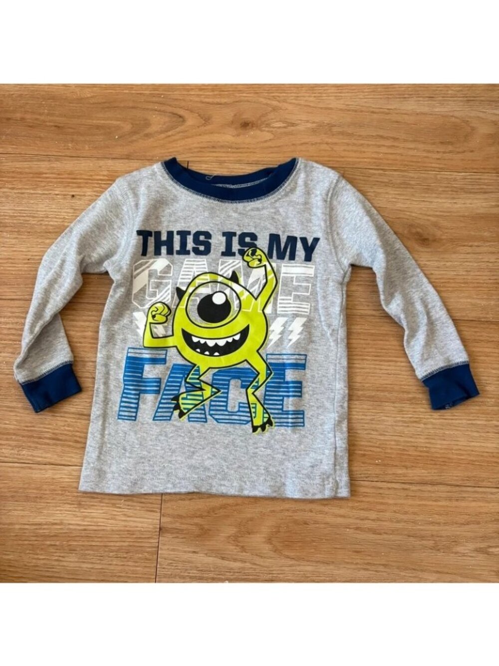 Disney Pixar Monsters Inc Long Sleeve Shirt Boys Size 18m